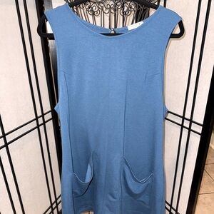 Ekouaer Blue one piece short set